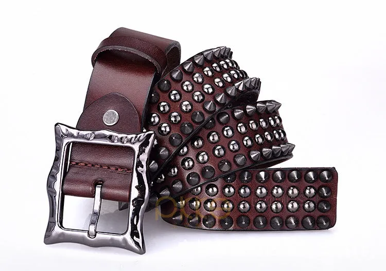 3 kinds vintage Leather vintage Punk Belt erkek kemer deri Cinturones Ceinture cinto masculino cinturon rocker riem cowboy