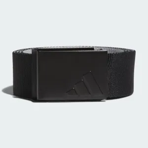 Adidas Reversible Webbing Belt, Black/Grey