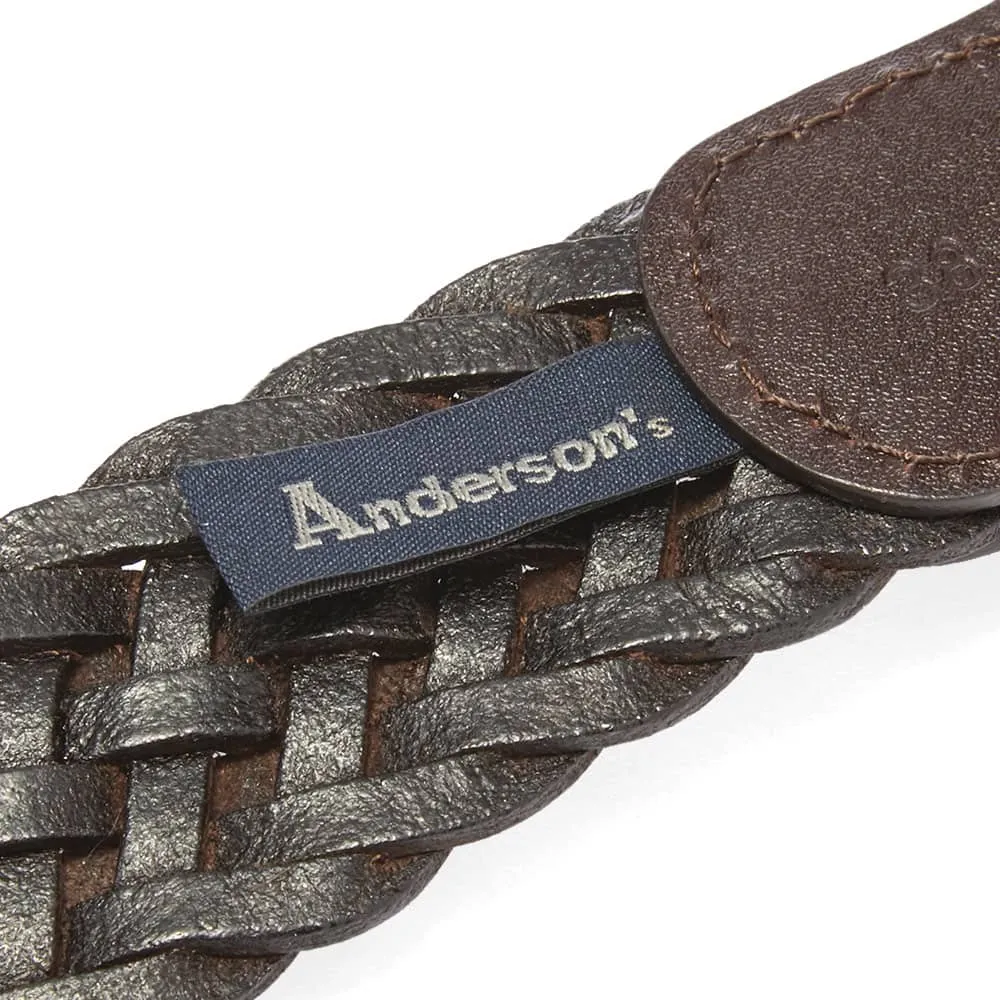 Anderson's Woven Leather Belt