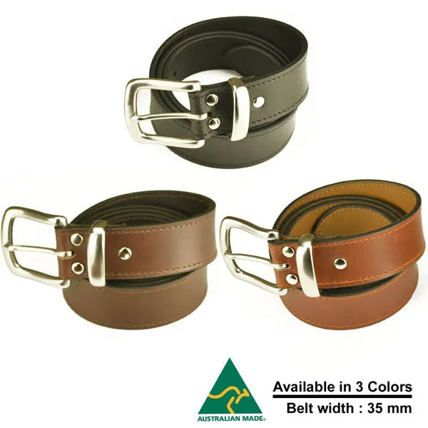 Australian Made Genuine leather Belts 35 MM