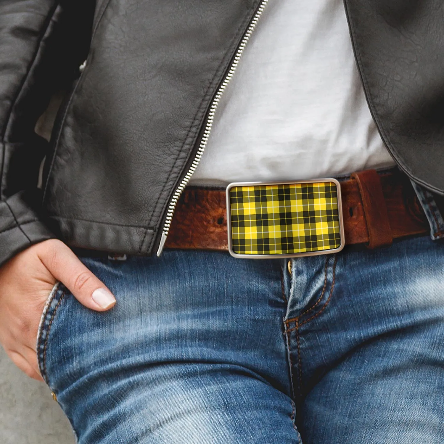 Barclay Dress Modern Tartan Belt Buckles