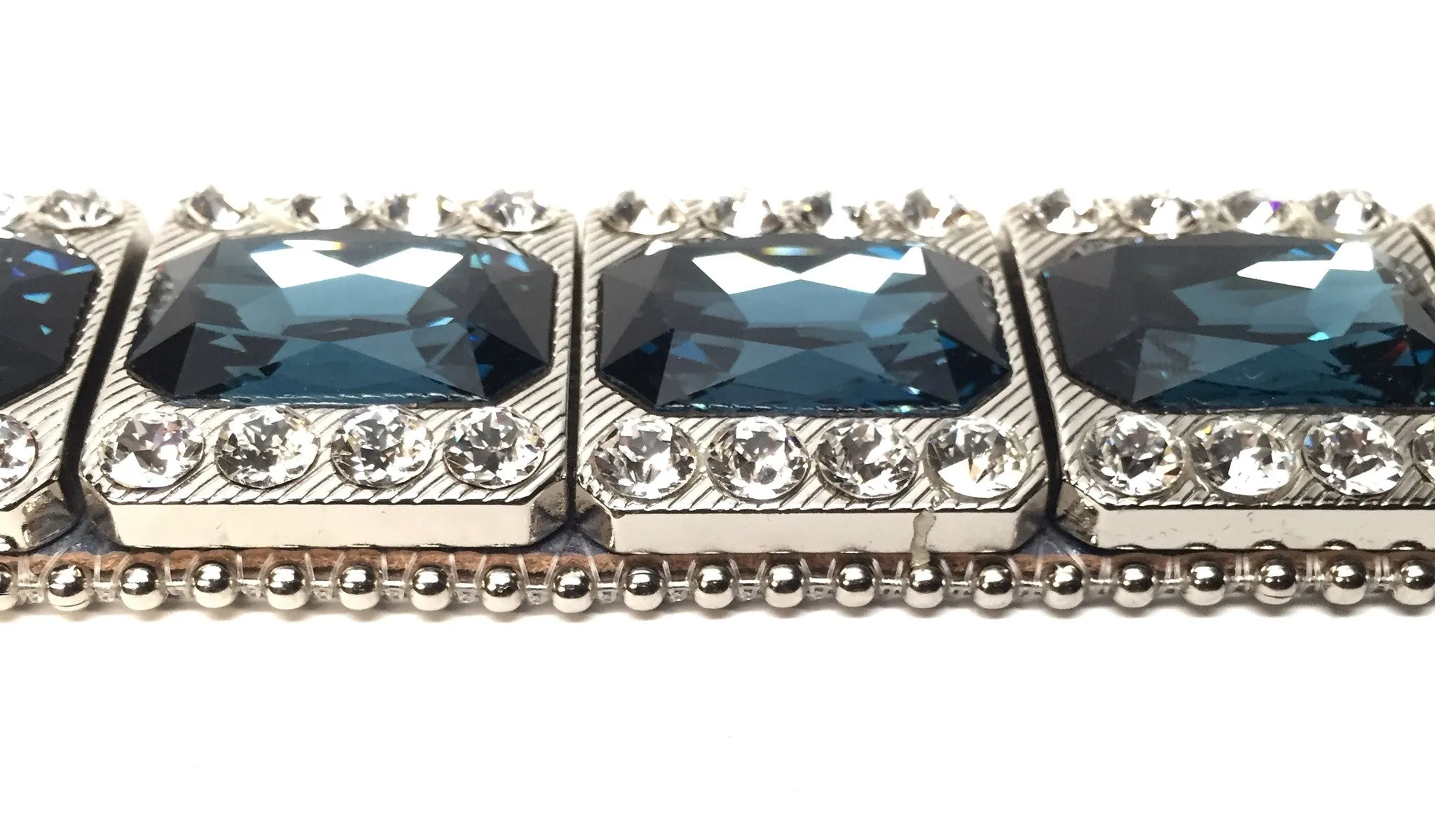 b.b. Simon " Royal Sapphire" Crystal Belt