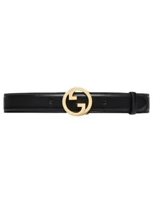 Blondie Leather Belt Black