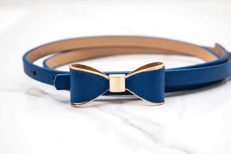 Bow Skinny Belt