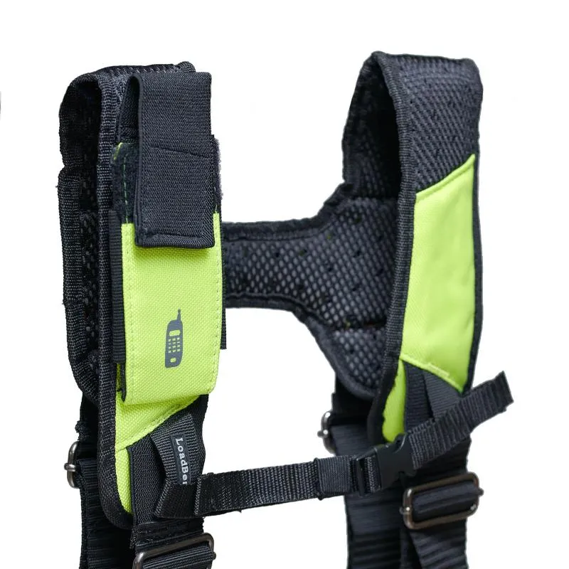 Bucket Boss 55185-HVOY HI-VIS Framer's Tool Belt with Suspenders.