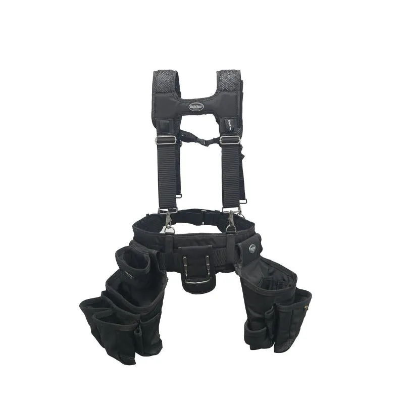 Bucket Boss 57100 Ballistic Tool Belt with Suspenders.