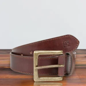 CIMONI Genuine Men's Leather Belt A Perfect Blend of Casual/ formal Wear Dark Brown (1 Year Gurantee)