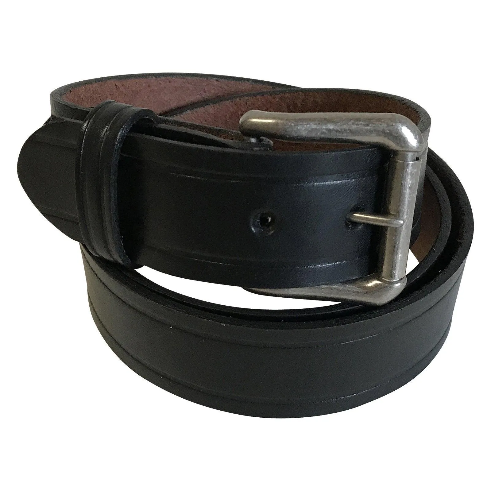 Classic Genuine Leather Western Belt (Black or Brown)