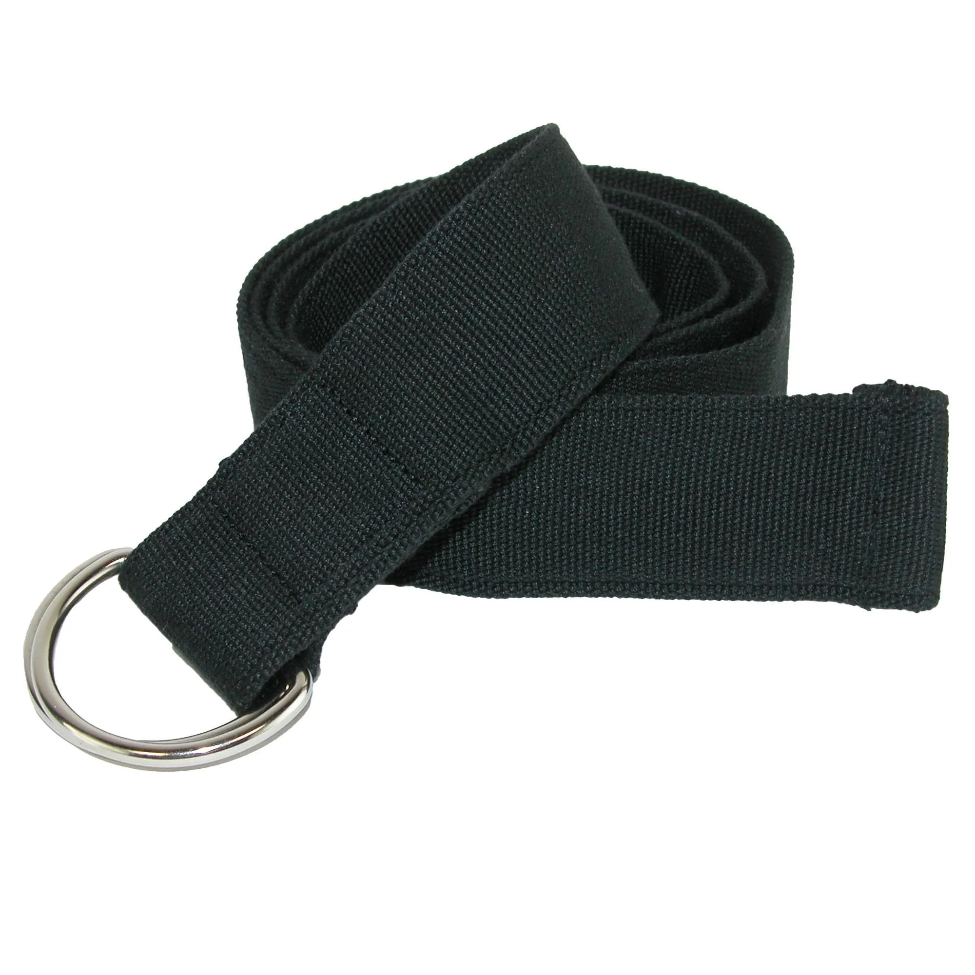 CTM® Canvas Web Belt with D Ring Buckle