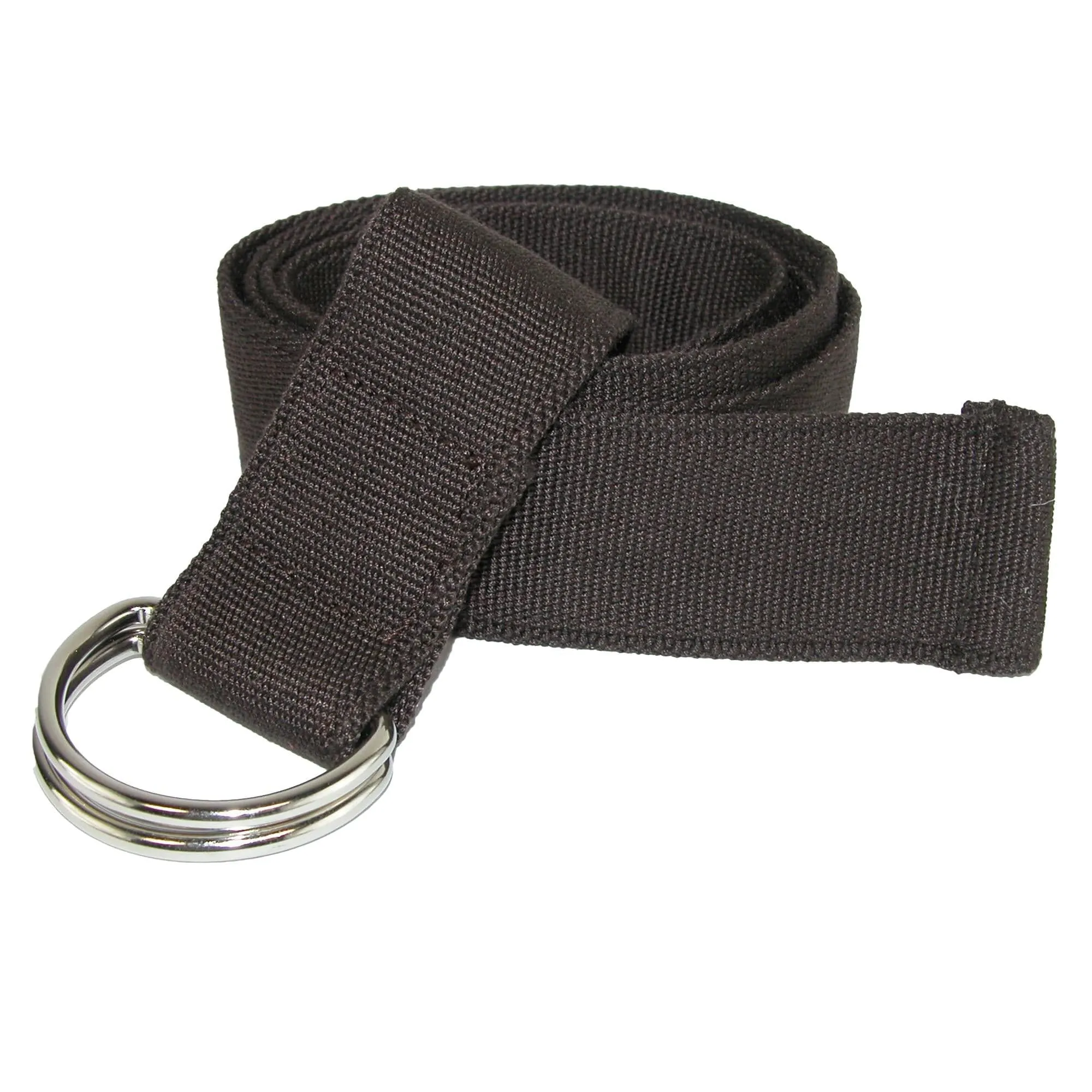 CTM® Canvas Web Belt with D Ring Buckle