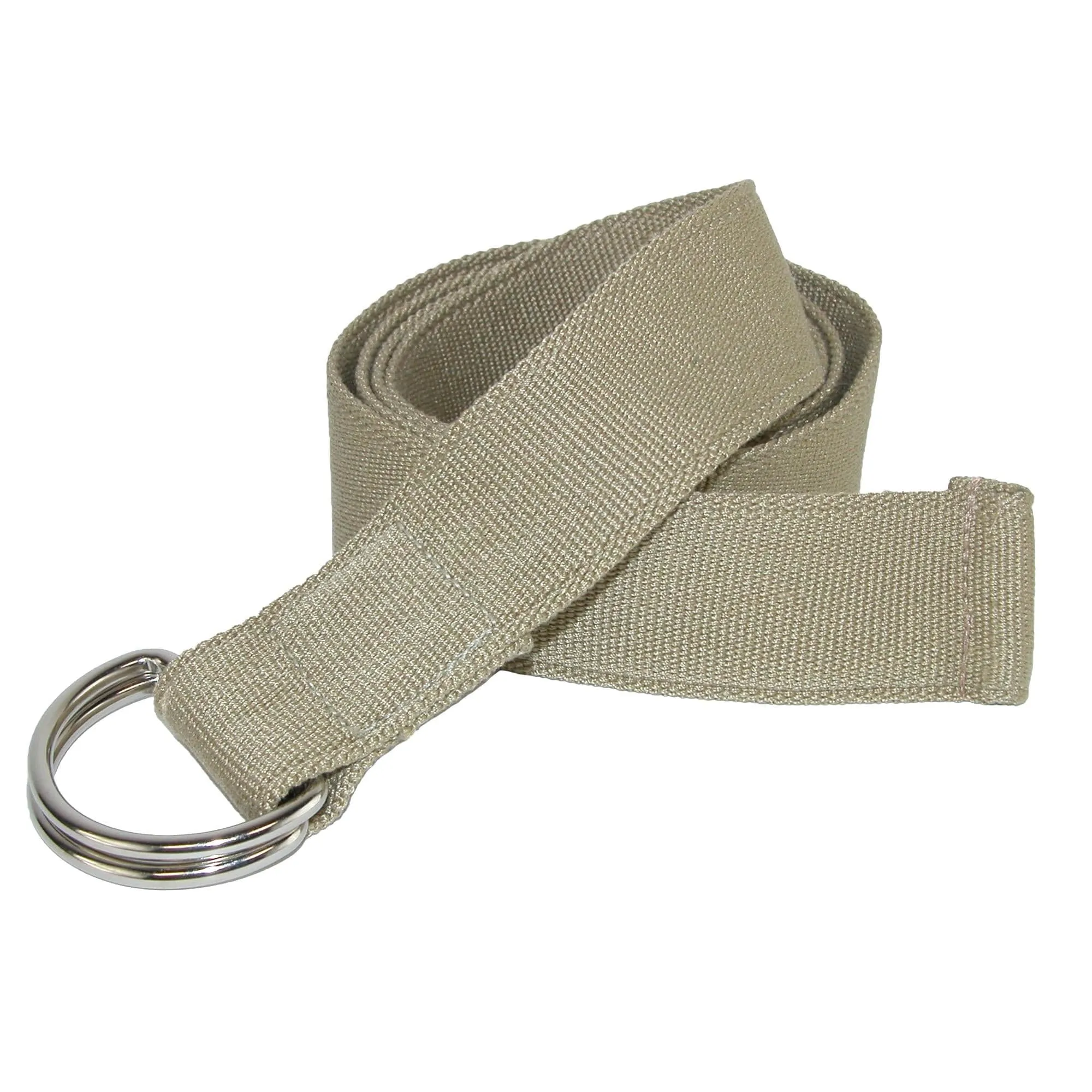 CTM® Canvas Web Belt with D Ring Buckle