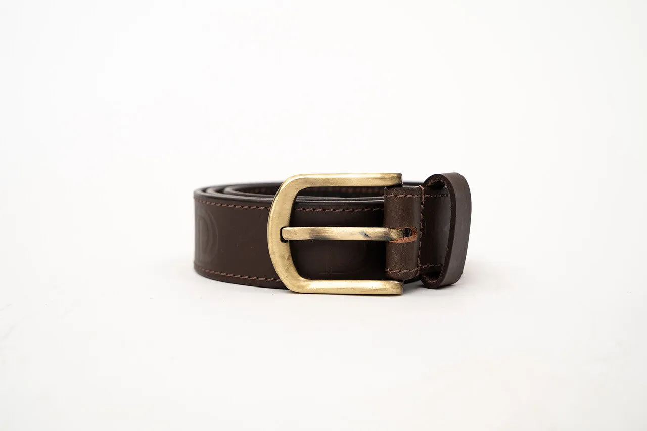 Dope Duffle MONOGRAM Logo leather Belt