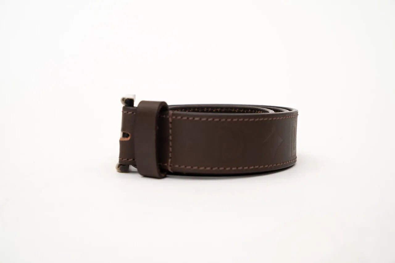 Dope Duffle MONOGRAM Logo leather Belt