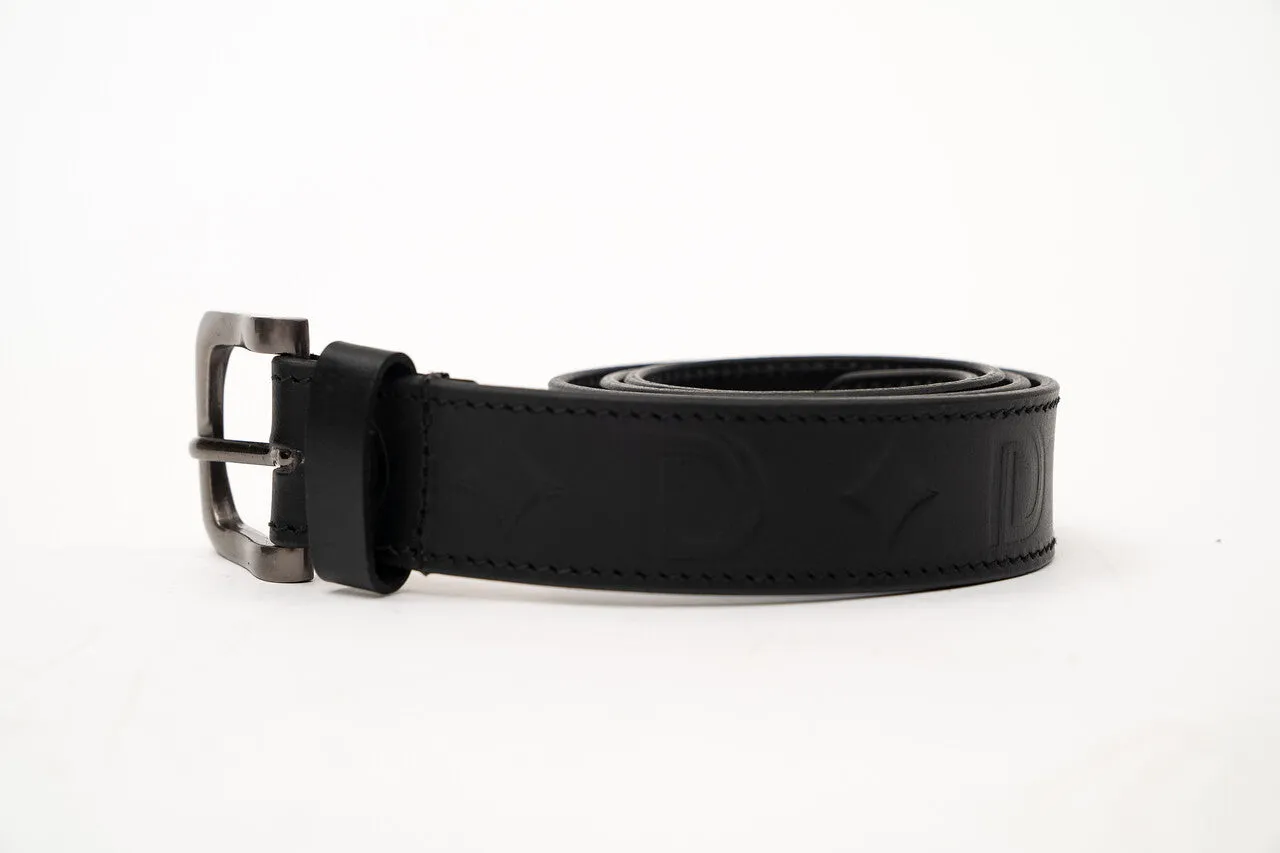 Dope Duffle MONOGRAM Logo leather Belt