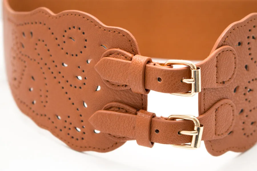 Double Buckle Stetch Belt