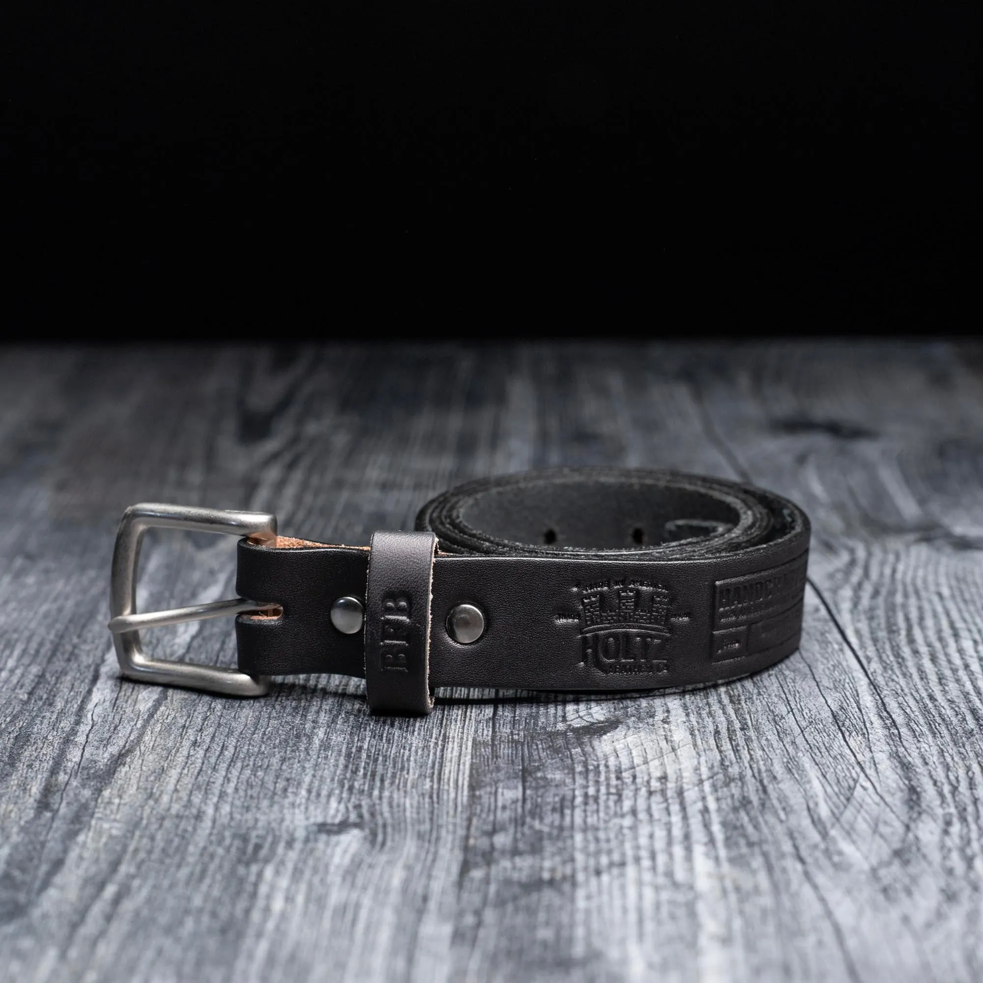 Fine Leather Men's Dress Belt Handcrafted from Bridle Leather