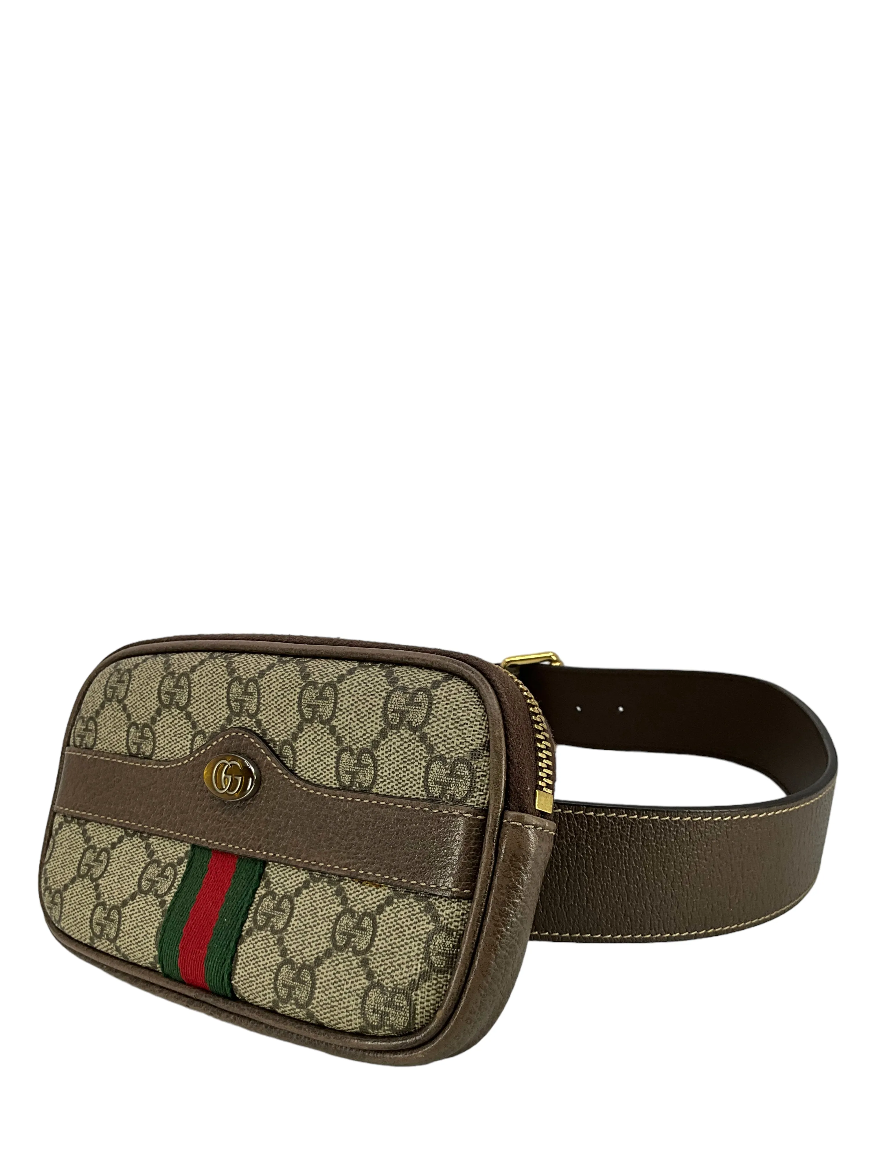 GUCCI GG Supreme Canvas Mini Ophidia Belt Bag Size 85 - 34