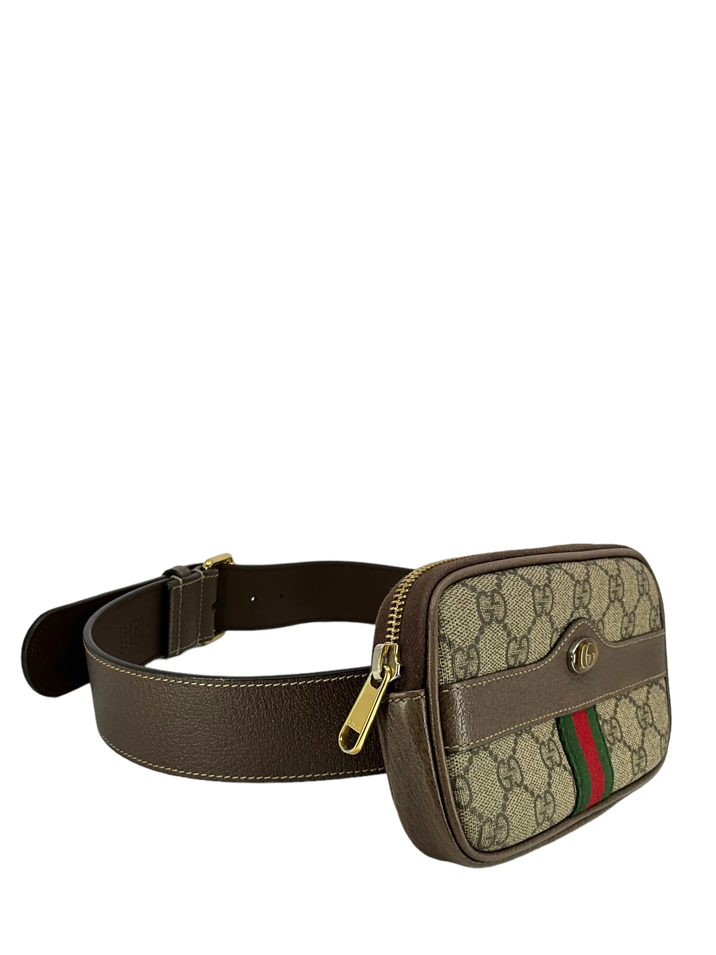 GUCCI GG Supreme Canvas Mini Ophidia Belt Bag Size 85 - 34