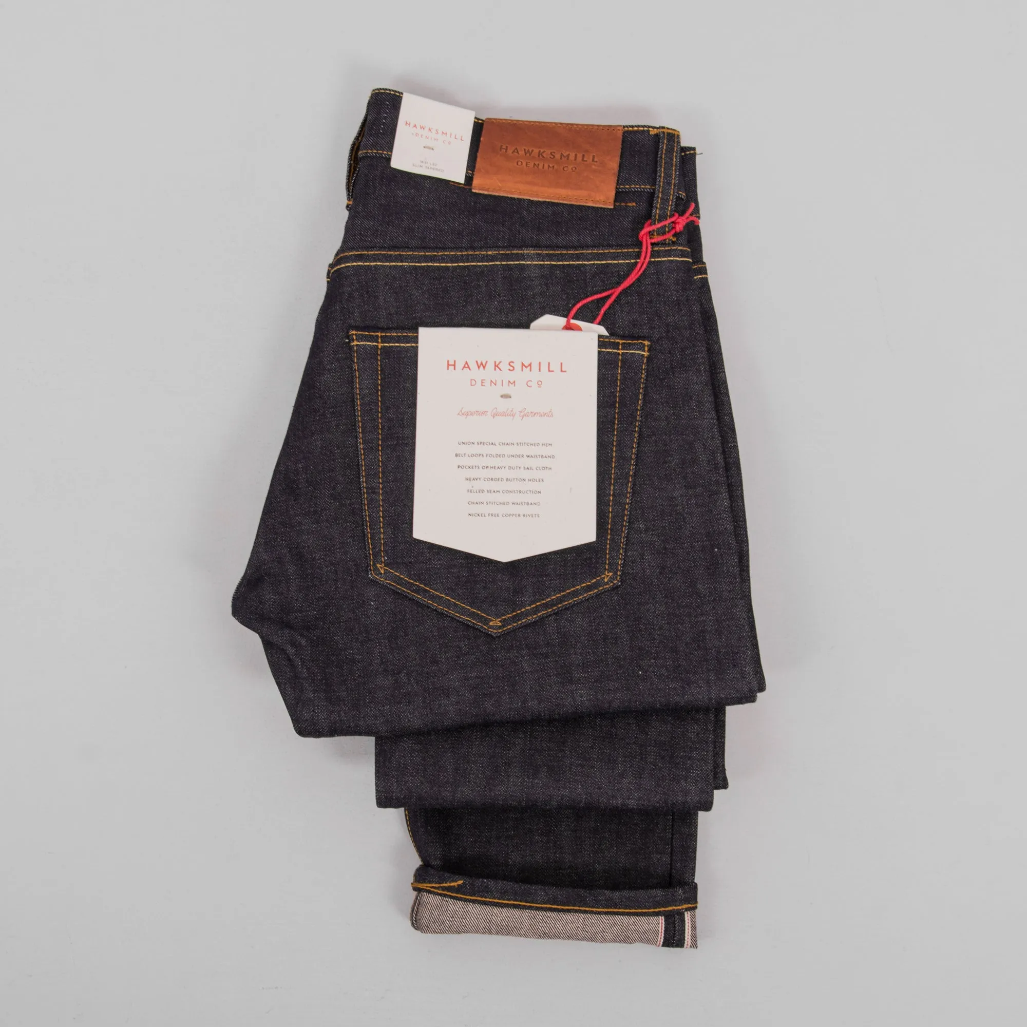 Hawksmill Denim Co Slim Tapered Jean - Japanese Selvedge - Dry