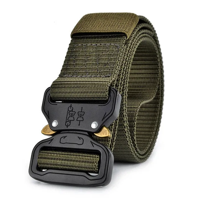 Heavy Duty Canvas Military Tactical Sport Belt