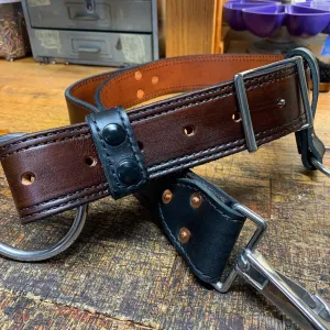 Heavy Duty Leather Truck Belt /Axe Belt with Stitching