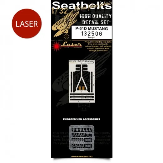 HGW 1/32 P-51D Mustang - Seatbelts | 132506