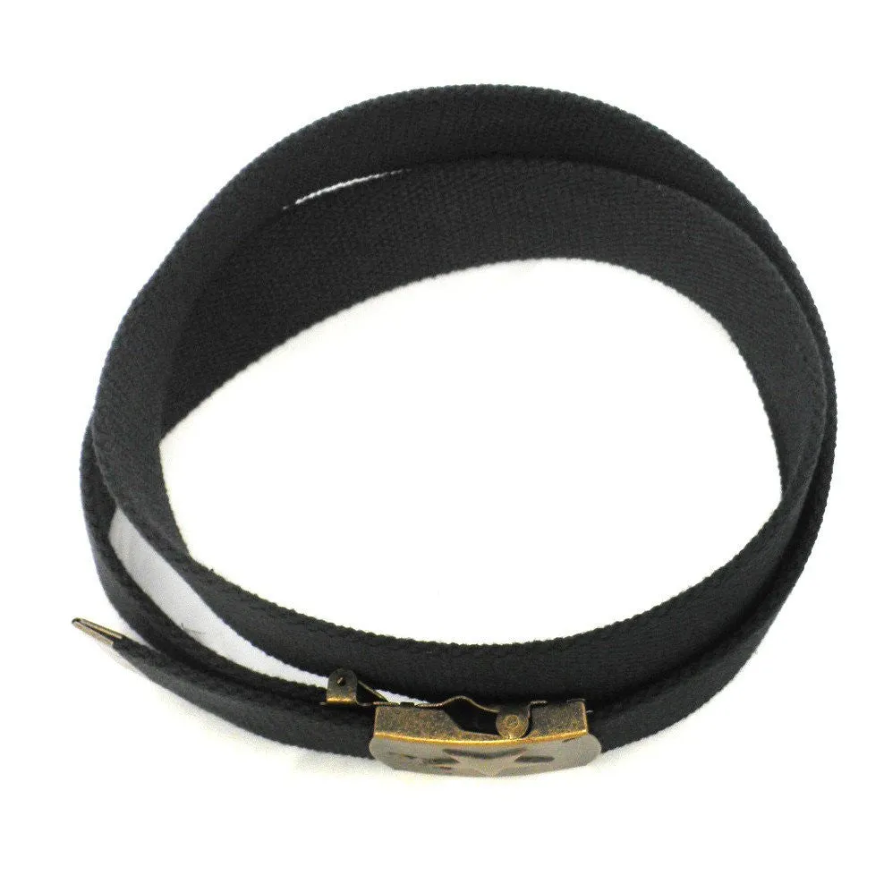 KELSO - Mens Black Webbing Belt