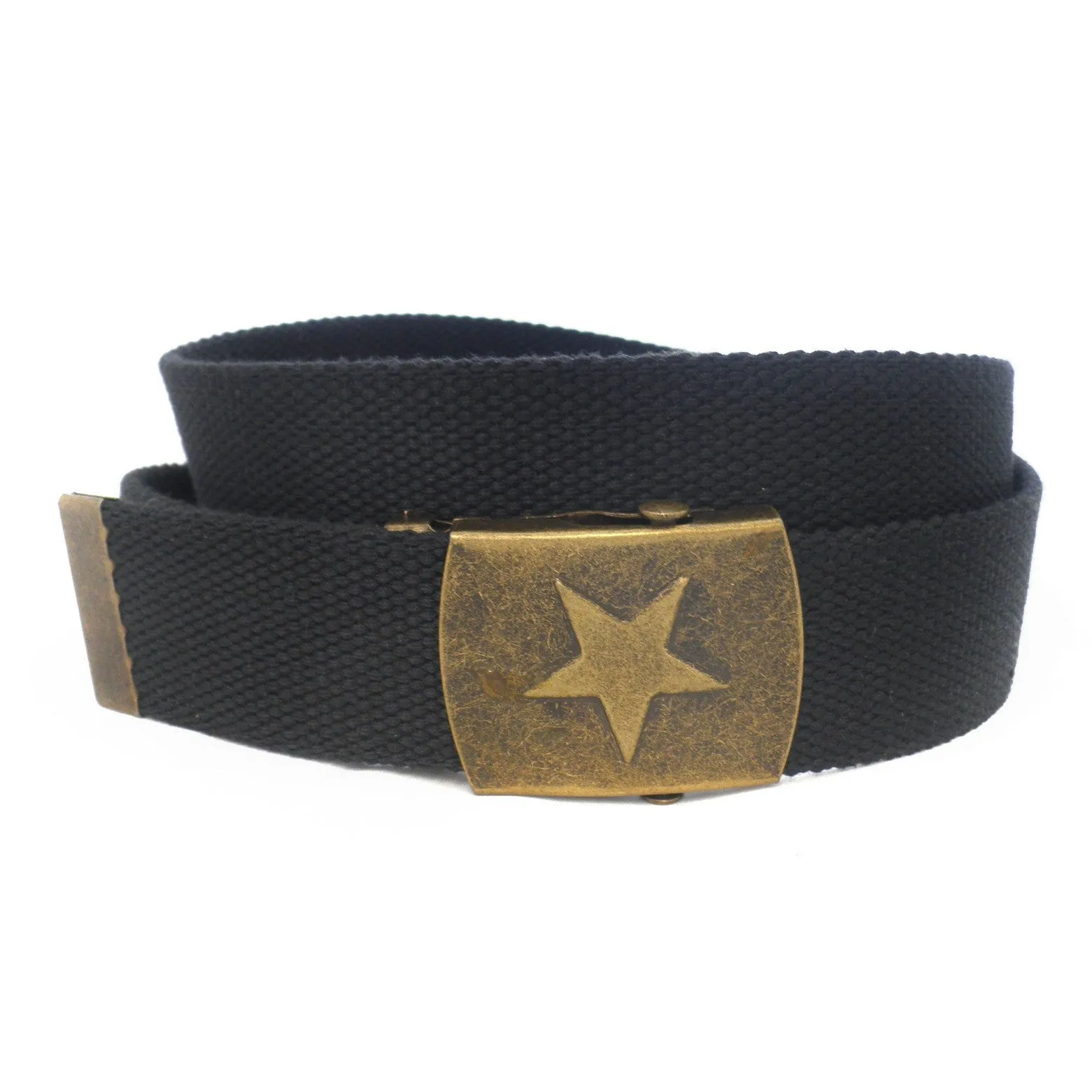 KELSO - Mens Black Webbing Belt