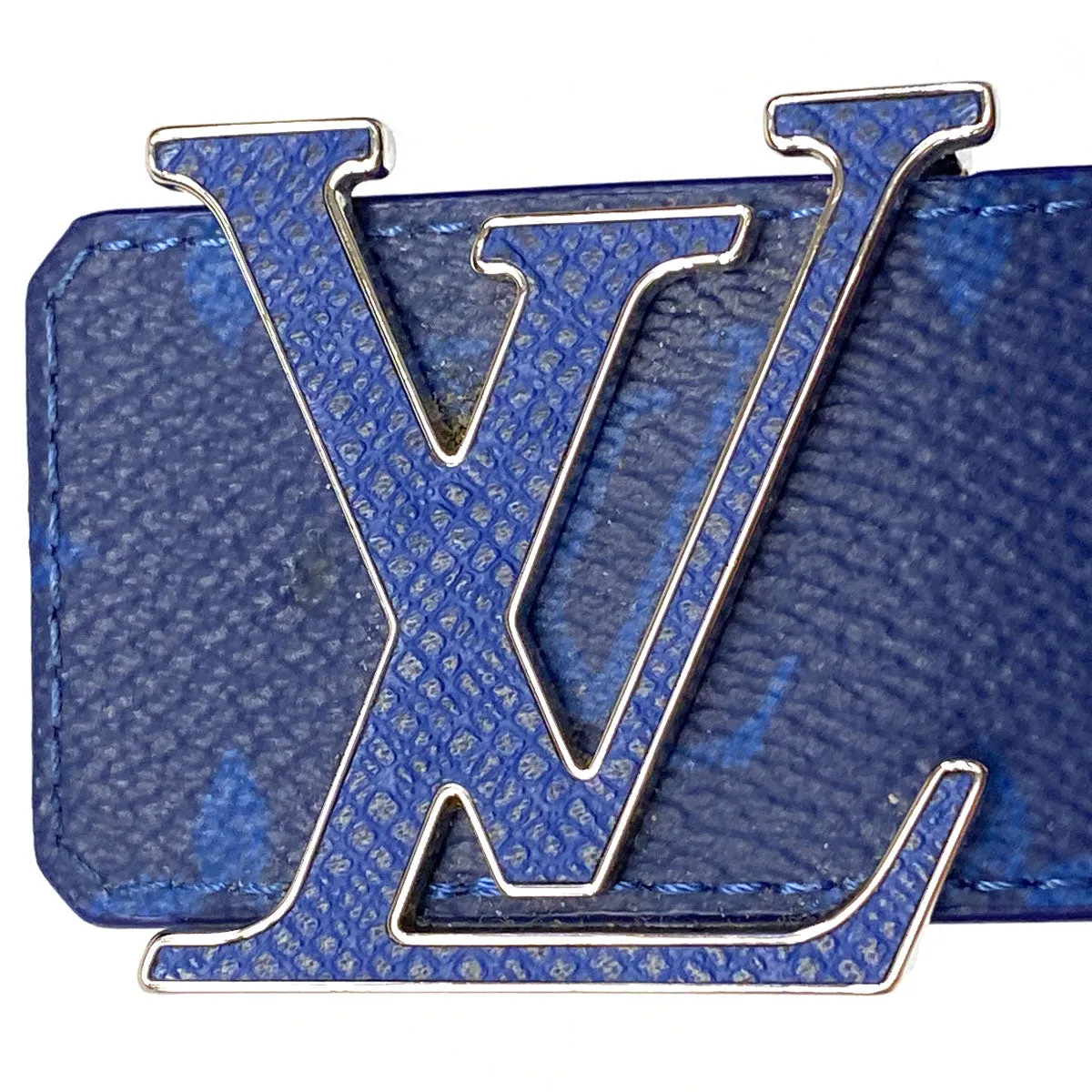 Louis Vuitton Initiales Reversible Belt - Cobalt Blue