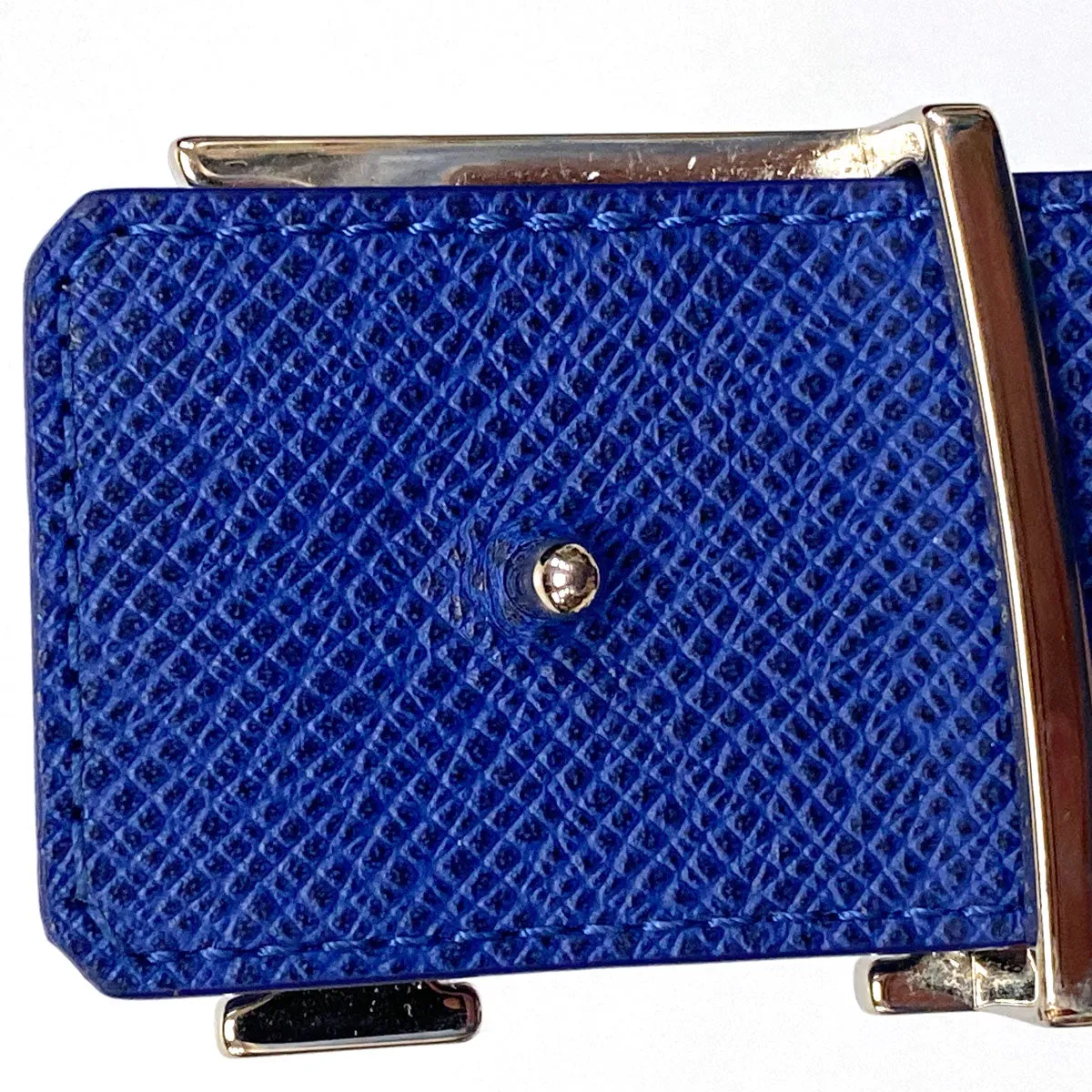 Louis Vuitton Initiales Reversible Belt - Cobalt Blue