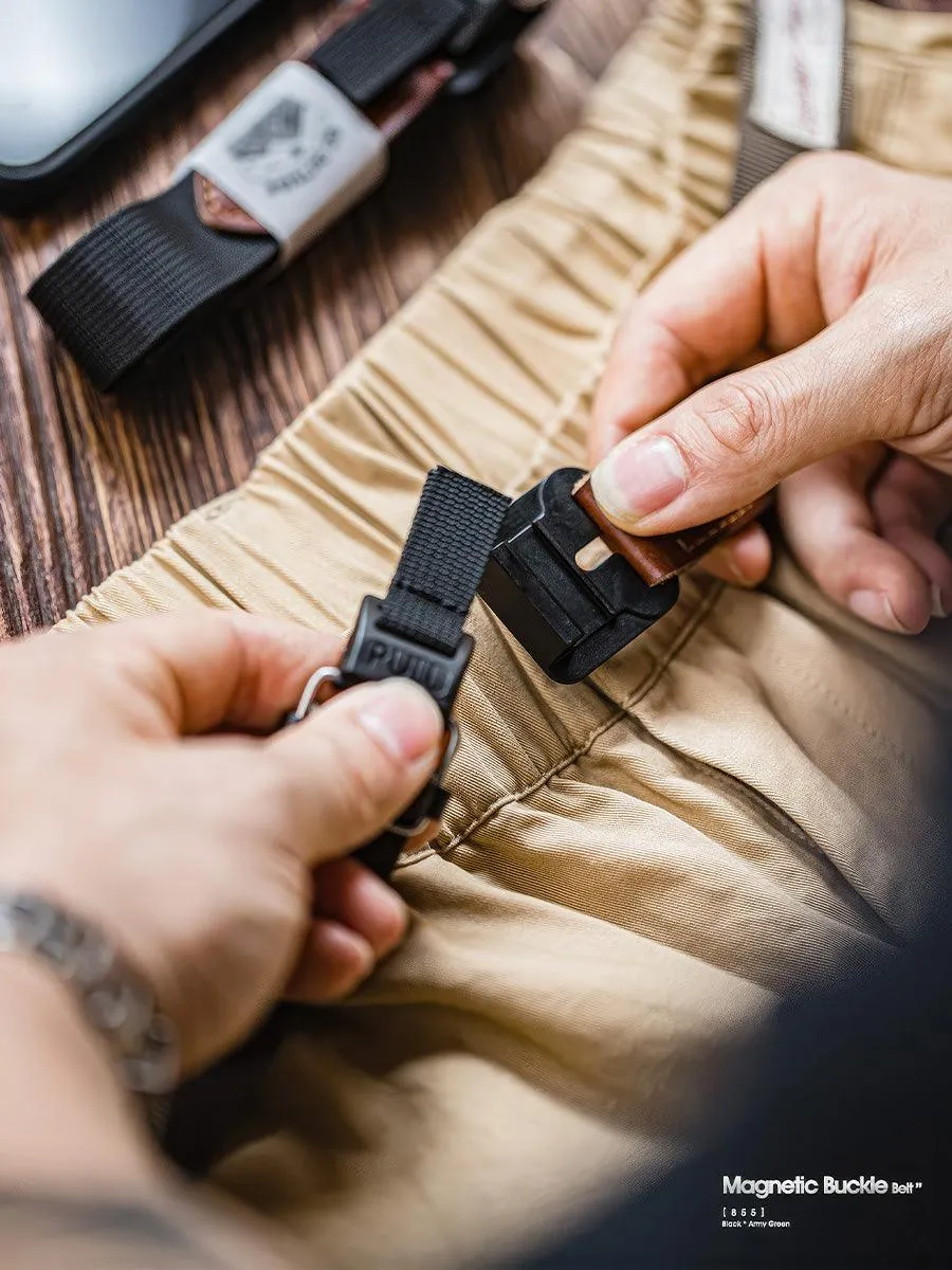 Magnetic Buckle Tactical Belt