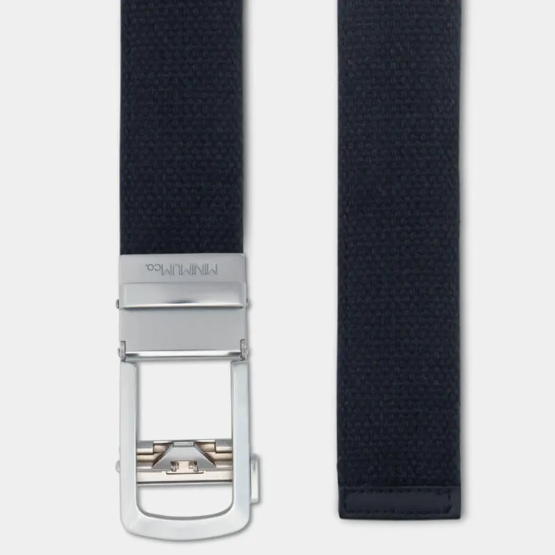 Matte Silver | Canvas Belt