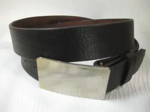 Mellow Buffalo Leather Belt w/Engravible Buckle