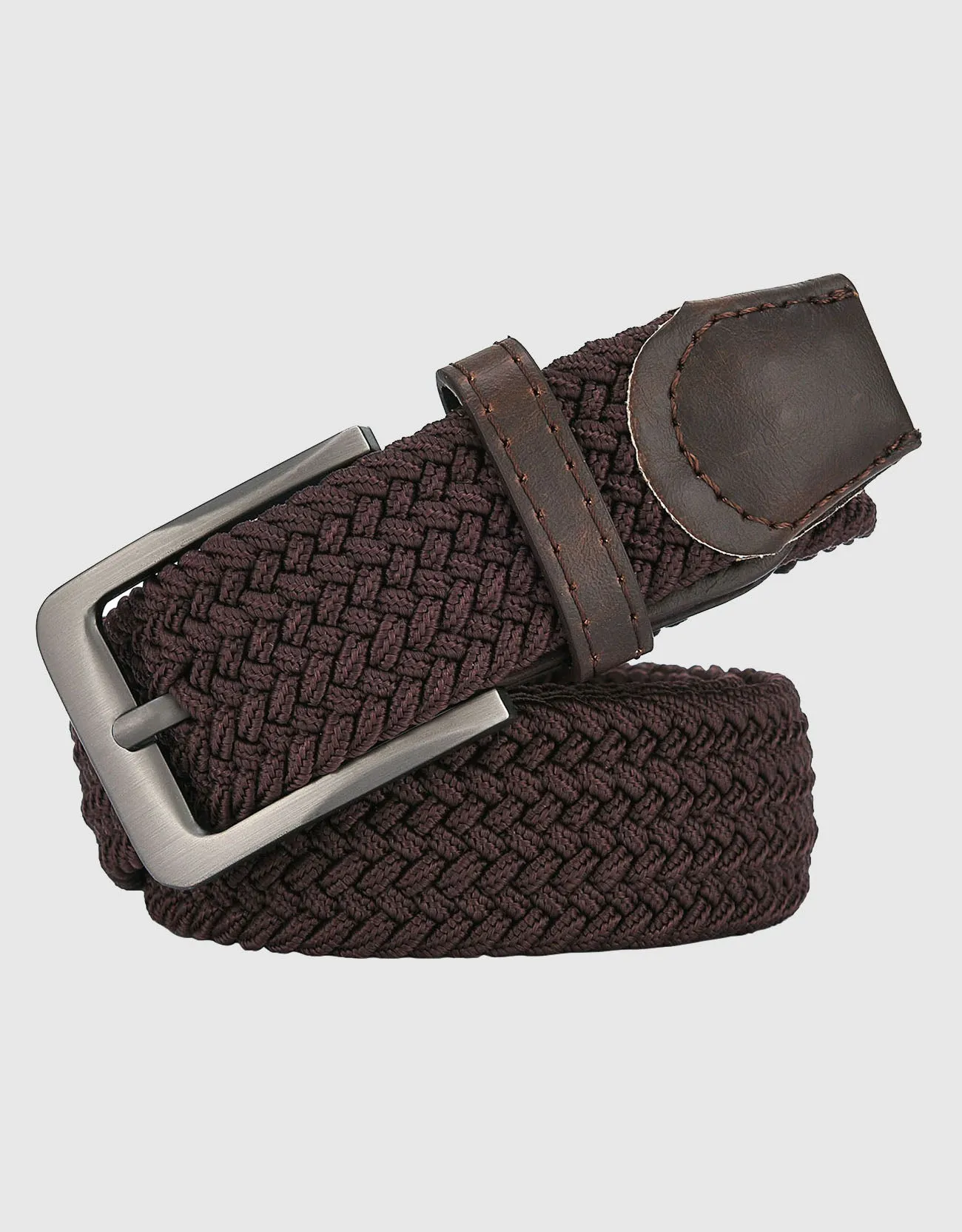 Men's Elastic Braided Stretch Belt