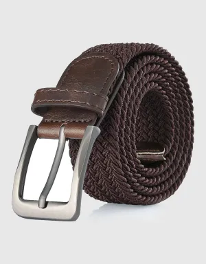 Men's Elastic Braided Stretch Belt