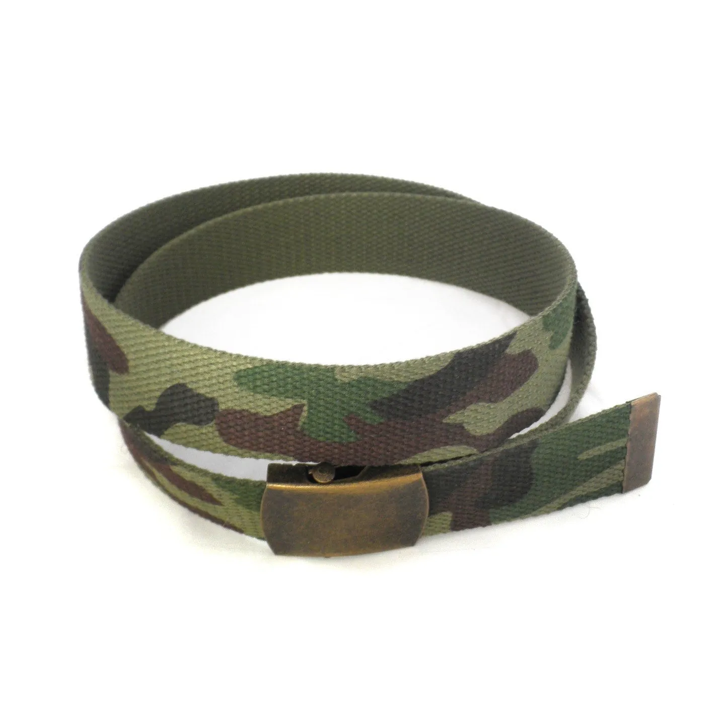 MONTY - Mens Khaki Canvas Belt