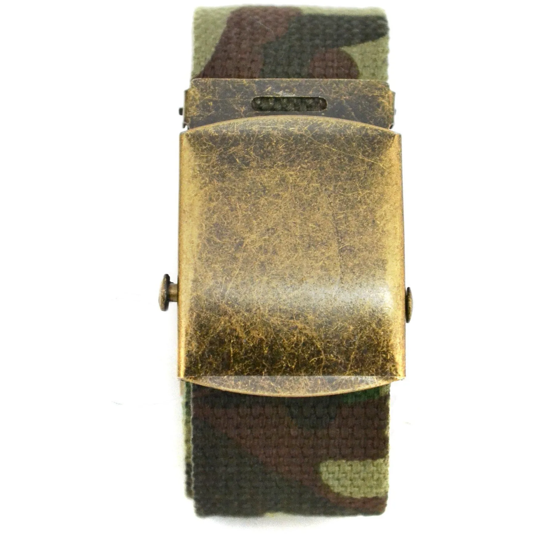 MONTY - Mens Khaki Canvas Belt