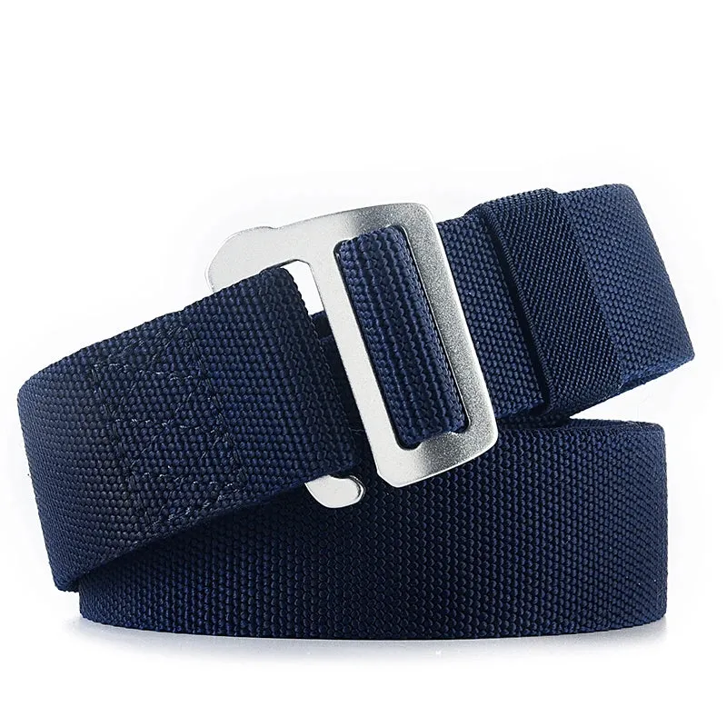 New Military Belts For Men Elastic Canvas Male Tactical Army Outdoor Belt High Quality Simple Design Black Navy Ceinture Hom