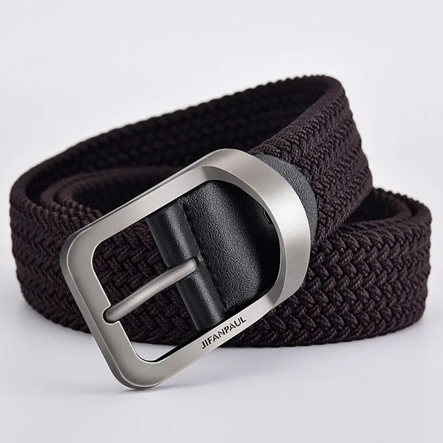 Nylon Belt Alloy Casual Belt Women Wild Stretch Jeans Belt