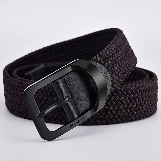 Nylon Belt Alloy Casual Belt Women Wild Stretch Jeans Belt