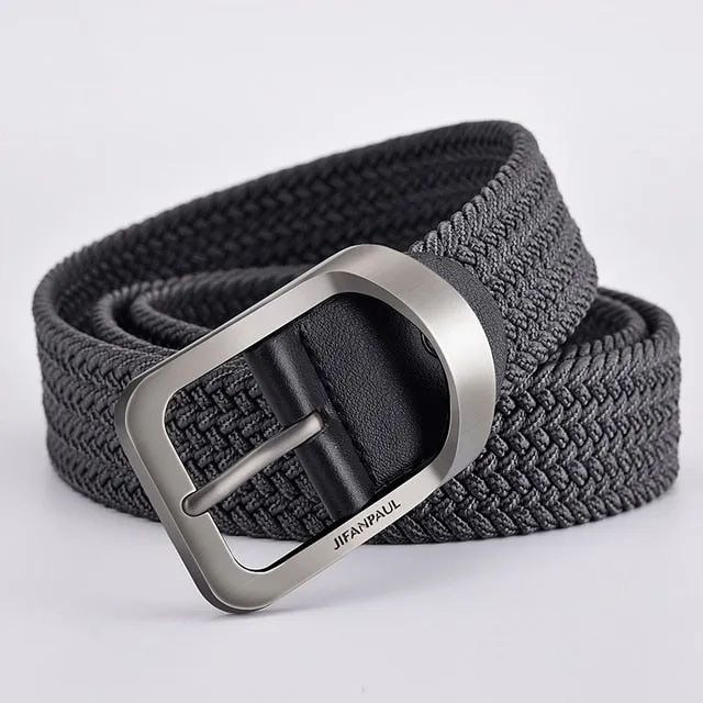 Nylon Belt Alloy Casual Belt Women Wild Stretch Jeans Belt