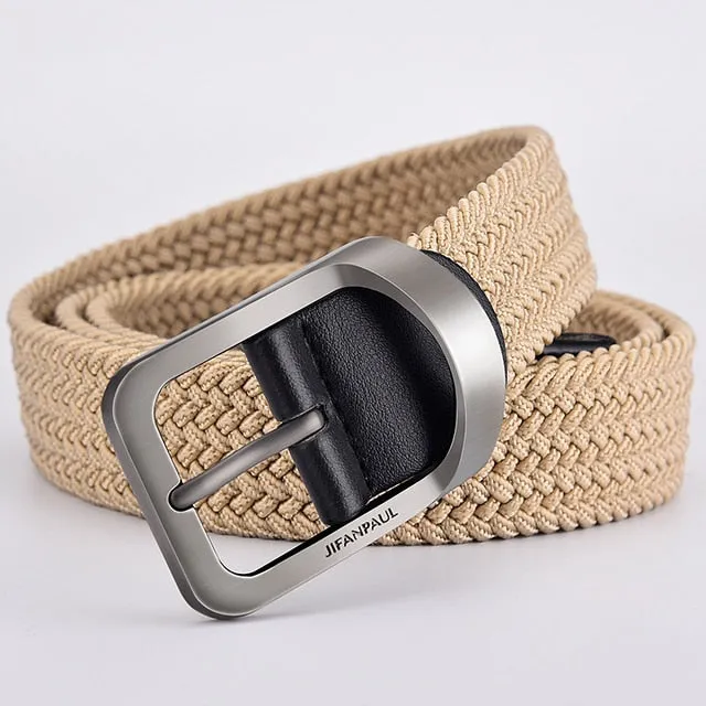 Nylon Belt Alloy Casual Belt Women Wild Stretch Jeans Belt