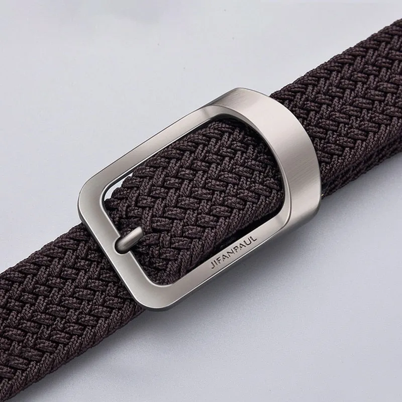 Nylon Belt Alloy Casual Belt Women Wild Stretch Jeans Belt