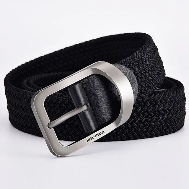 Nylon Belt Alloy Casual Belt Women Wild Stretch Jeans Belt