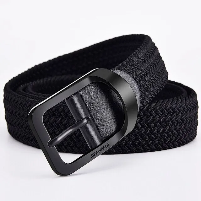 Nylon Belt Alloy Casual Belt Women Wild Stretch Jeans Belt