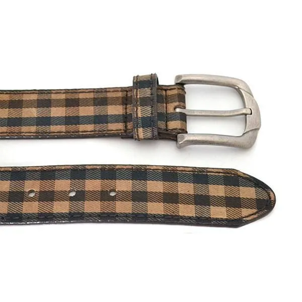 PIERRE - Unisex Brown Leather Belt / Golf Belt - CLEARANCE