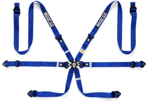 Sparco 6 Point Racing Harness (2" Steel Pull Down)