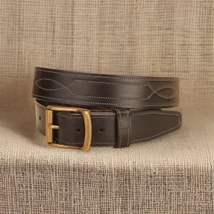 Tory Leather Belt 2637 color Black [USA Made]