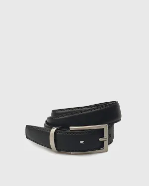 VINCENT& FRANKS / ROUGE 609B ITA BLACK LEATHER BELT