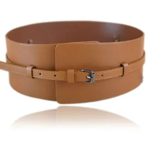 Wide High-Fashion Vintage Vegan Leather Waist Belts